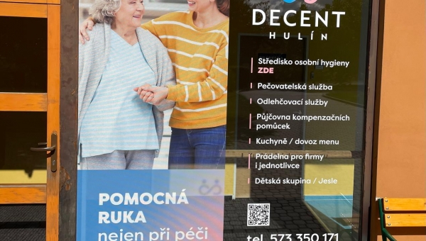 Středisko osobní hygieny Decentu Hulín dostalo nový kabát